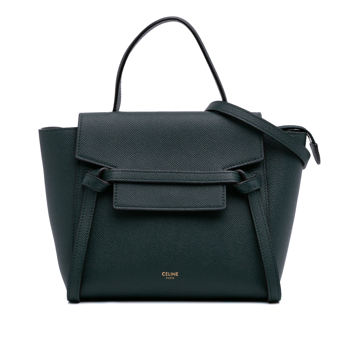 Nano Grained Calfskin Belt Bag
