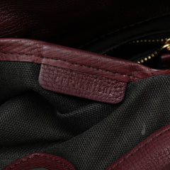 Small Grainy Calfskin and House Check Canvas Bingley Crossbody