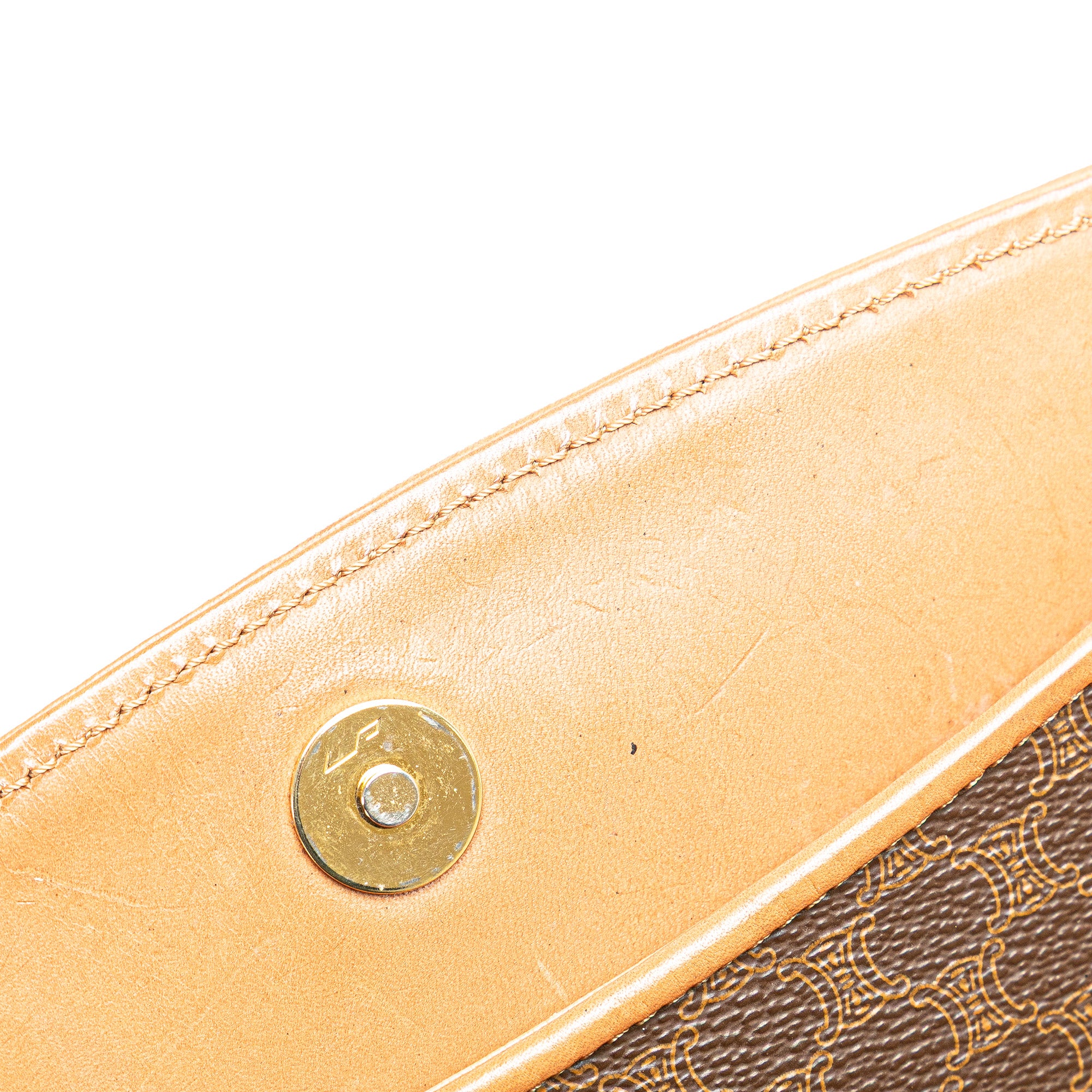 Macadam Coated Canvas Clutch