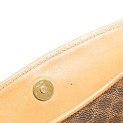 Macadam Coated Canvas Clutch