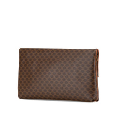 Macadam Coated Canvas Clutch