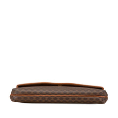 Macadam Coated Canvas Clutch