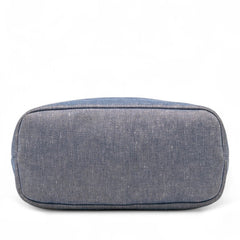 Quilted Denim Medallion Backpack