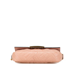 Mini Zucca Embossed Leather Baguette Satchel