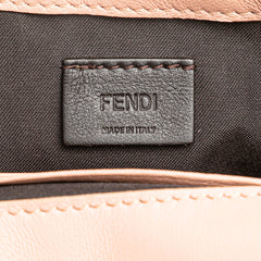 Mini Zucca Embossed Leather Baguette Satchel