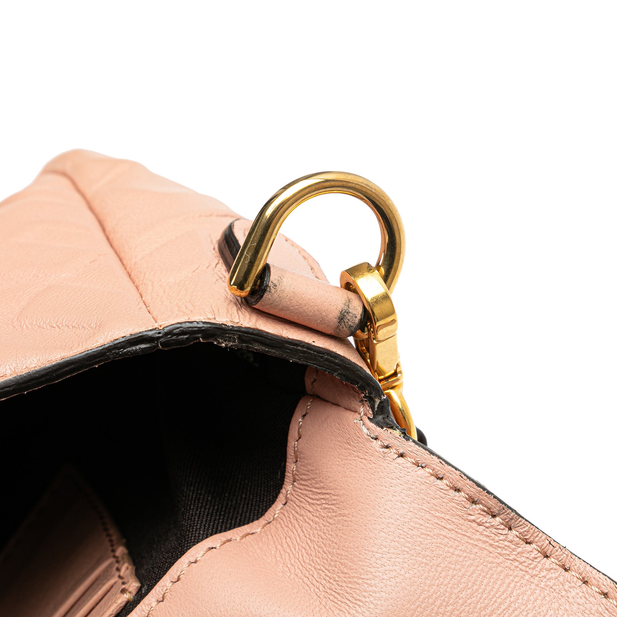 Mini Embossed Zucca Baguette Satchel