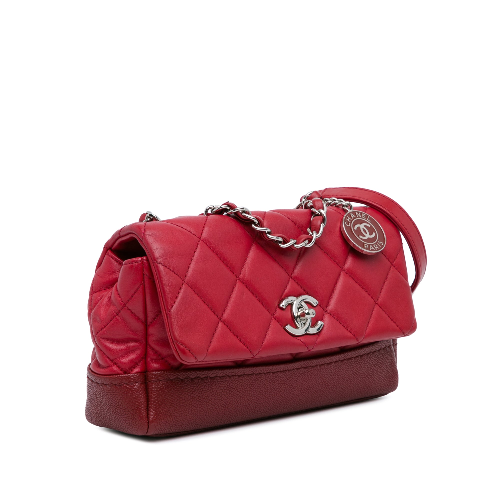 Small Quilted Lambskin and Caviar Bi Coco Flap_1