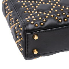 Mini Lambskin Cannage Studded Supple Lady Dior