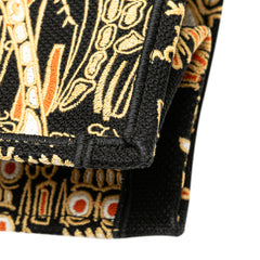 Large Canvas Embroidered Dior Animals Giraffe Book Tote