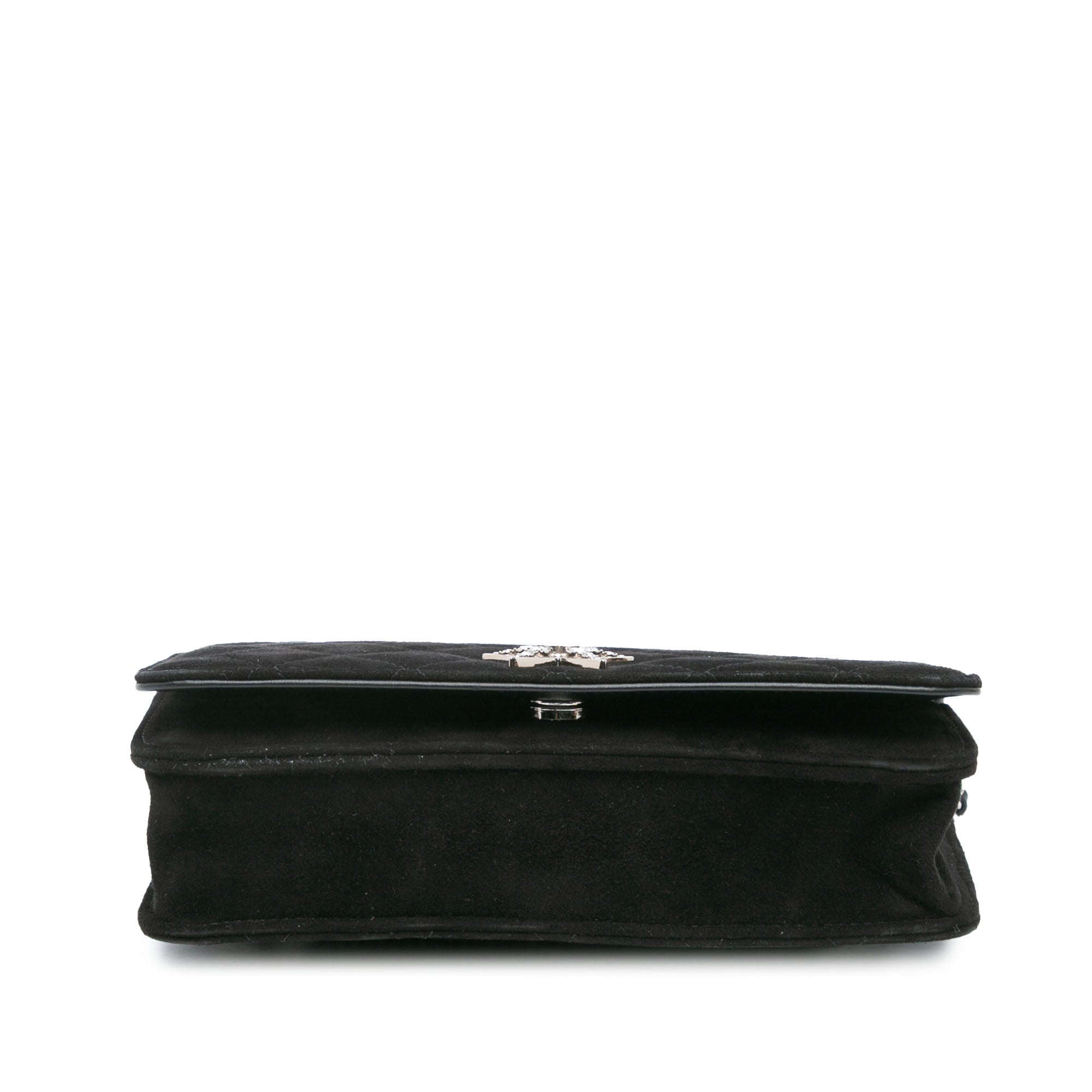 Quilted Suede Cocostellar Wallet on Chain
