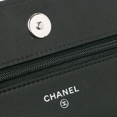 Quilted Suede Cocostellar Wallet on Chain