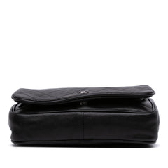 CC Quilted Lambskin Full Flap Wallet on Chain