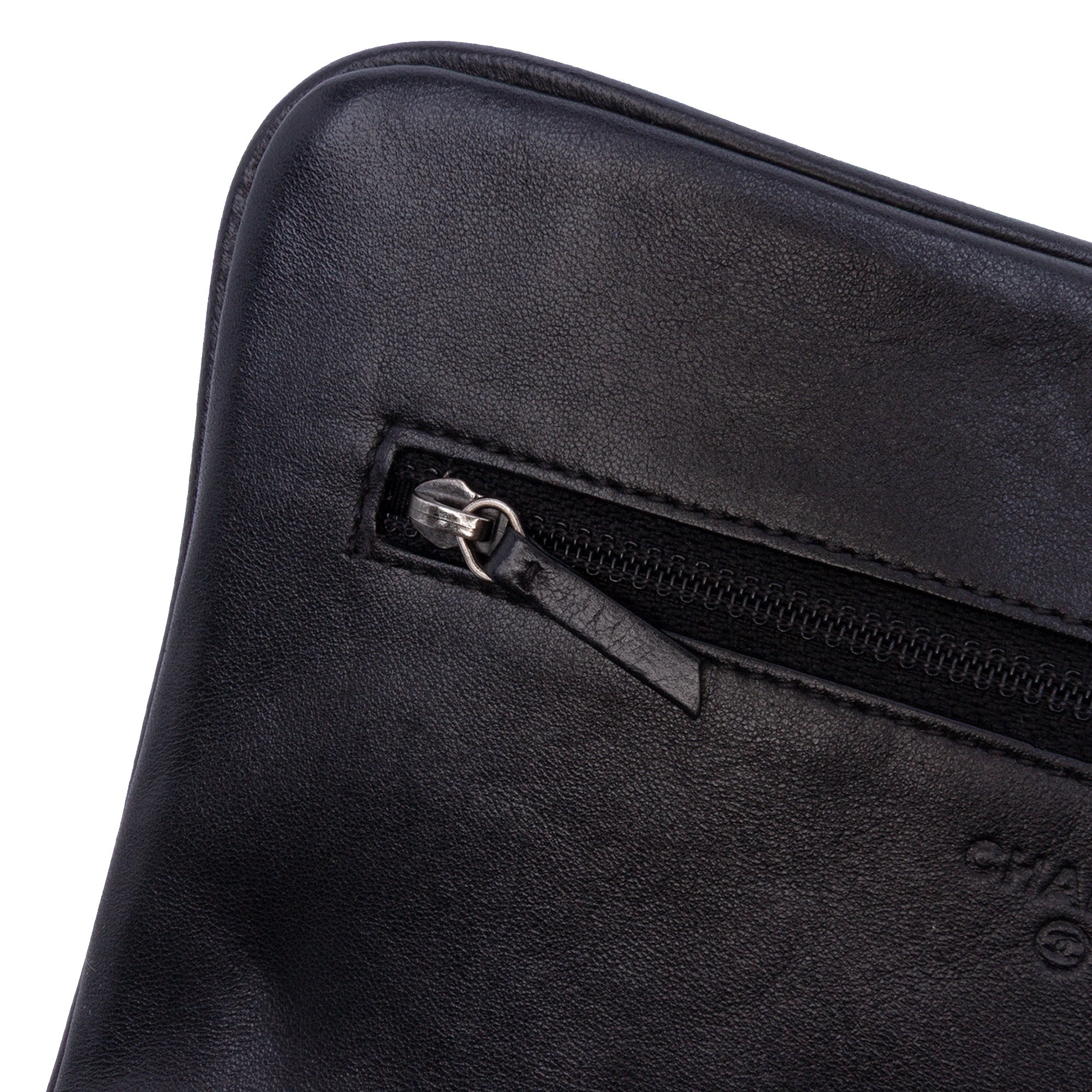 CC Quilted Lambskin Full Flap Wallet on Chain