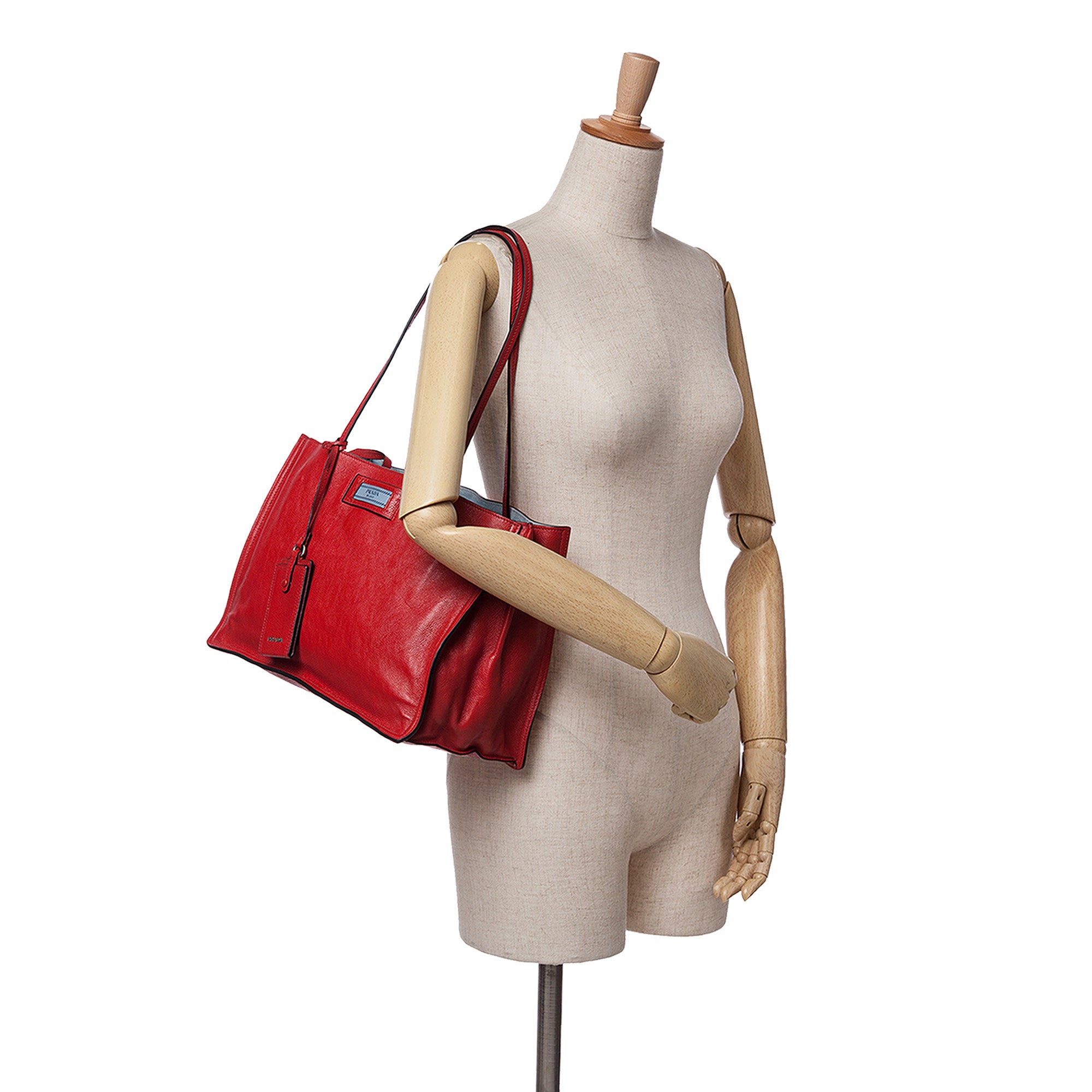 Glace Calf Etiquette Tote