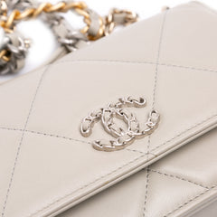 Quilted Lambskin 19 Wallet on Chain