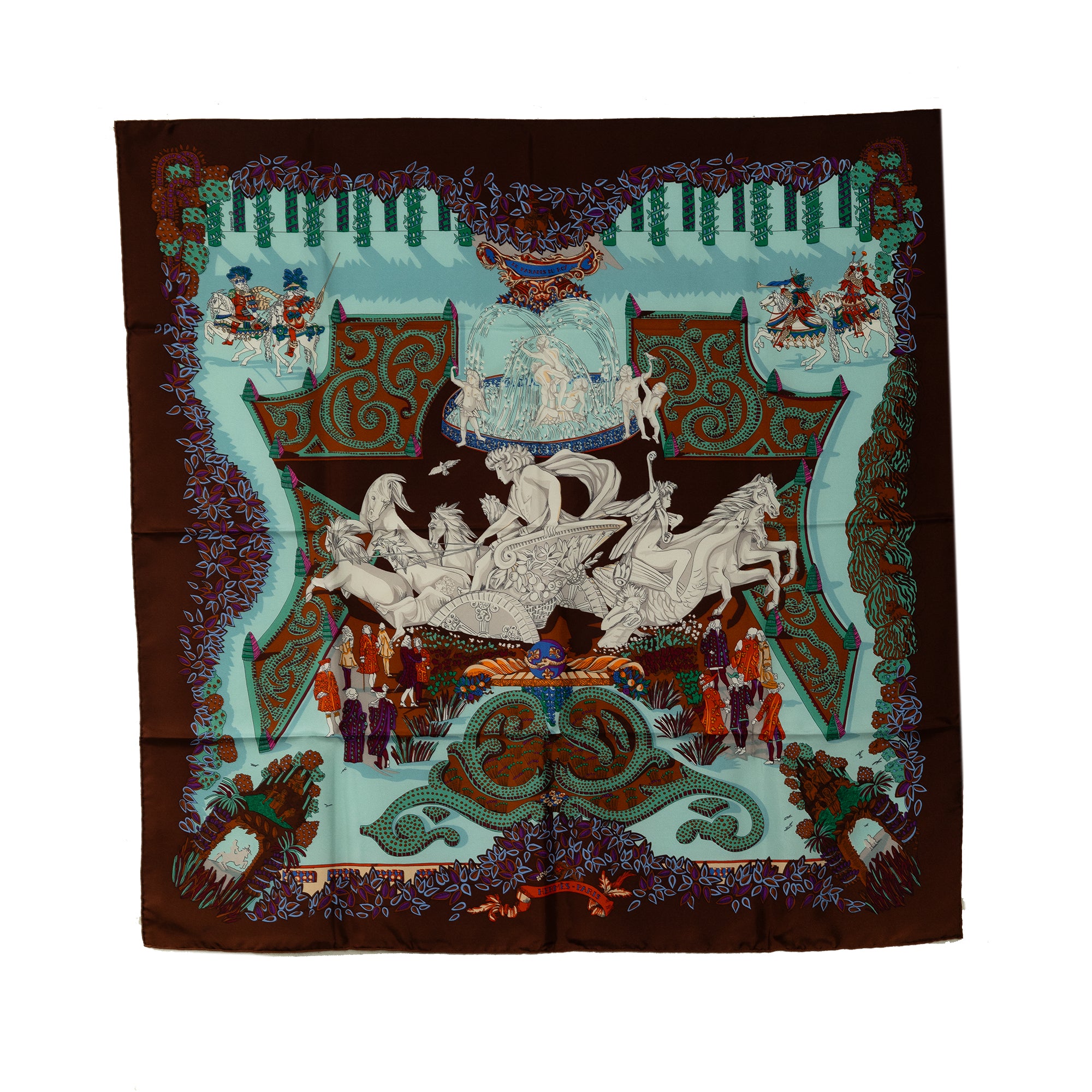 Le Paradis du Roy Silk Scarf_0