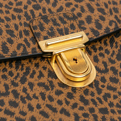 Small Leopard Business Bag