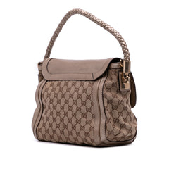 GG Canvas Bella Flap Satchel