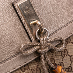 GG Canvas Bella Flap Satchel