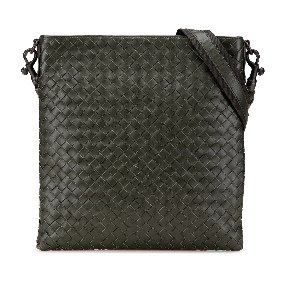 Leather Intrecciato Crossbody
