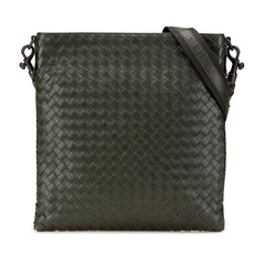 Leather Intrecciato Crossbody