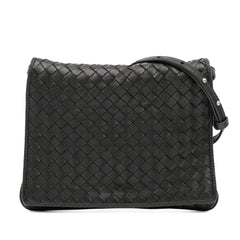 Nappa Intrecciato Flap Crossbody