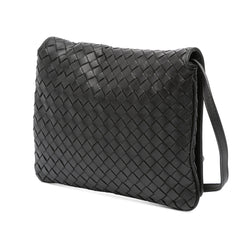 Nappa Intrecciato Flap Crossbody