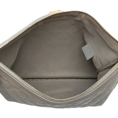 Medium Quilted Caviar Boy O Case Clutch