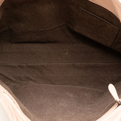 Leather Intrecciato Tote
