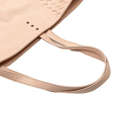 Leather Intrecciato Tote