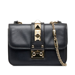 Small Rockstud Glam Lock Crossbody