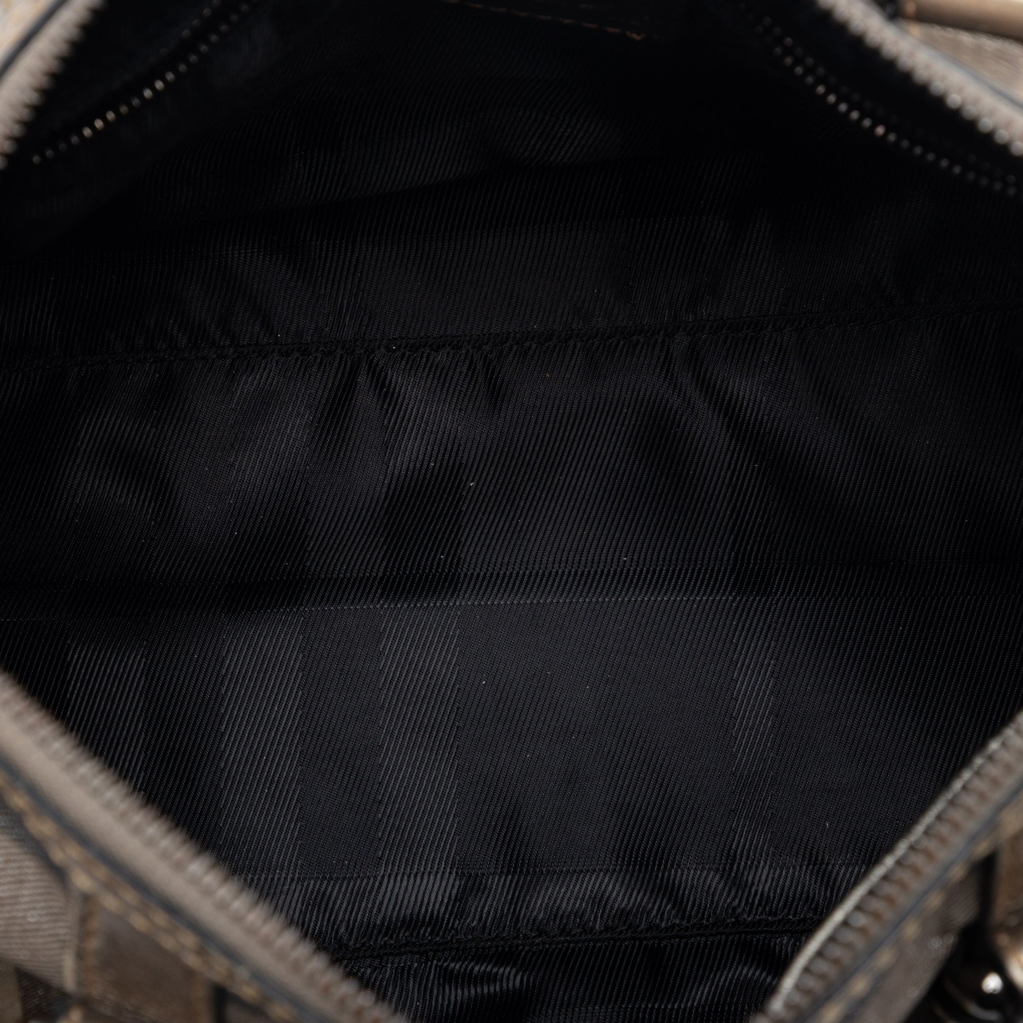 Smoke Check Canvas Boston Bag