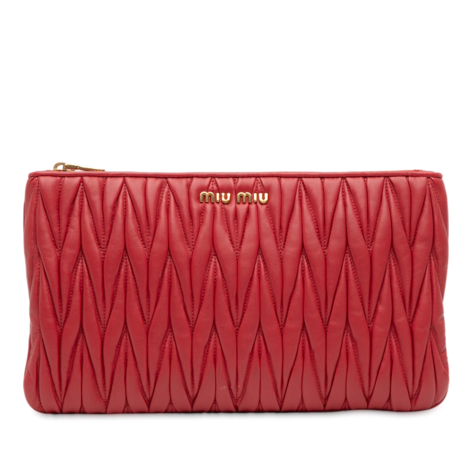 Matelasse Nappa Clutch