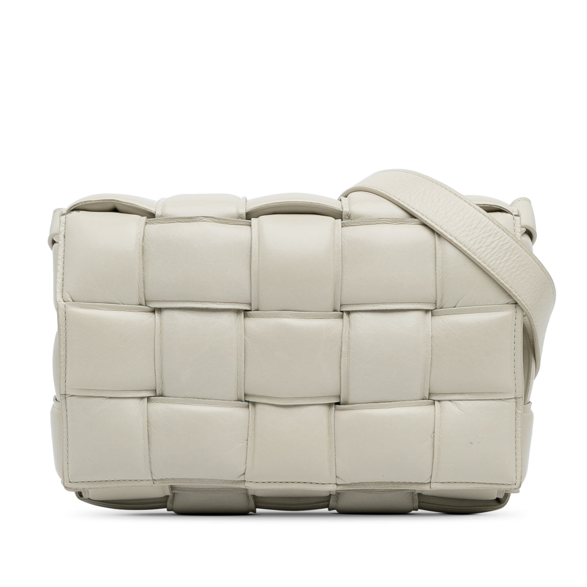 Nappa Intrecciato Padded Cassette Crossbody