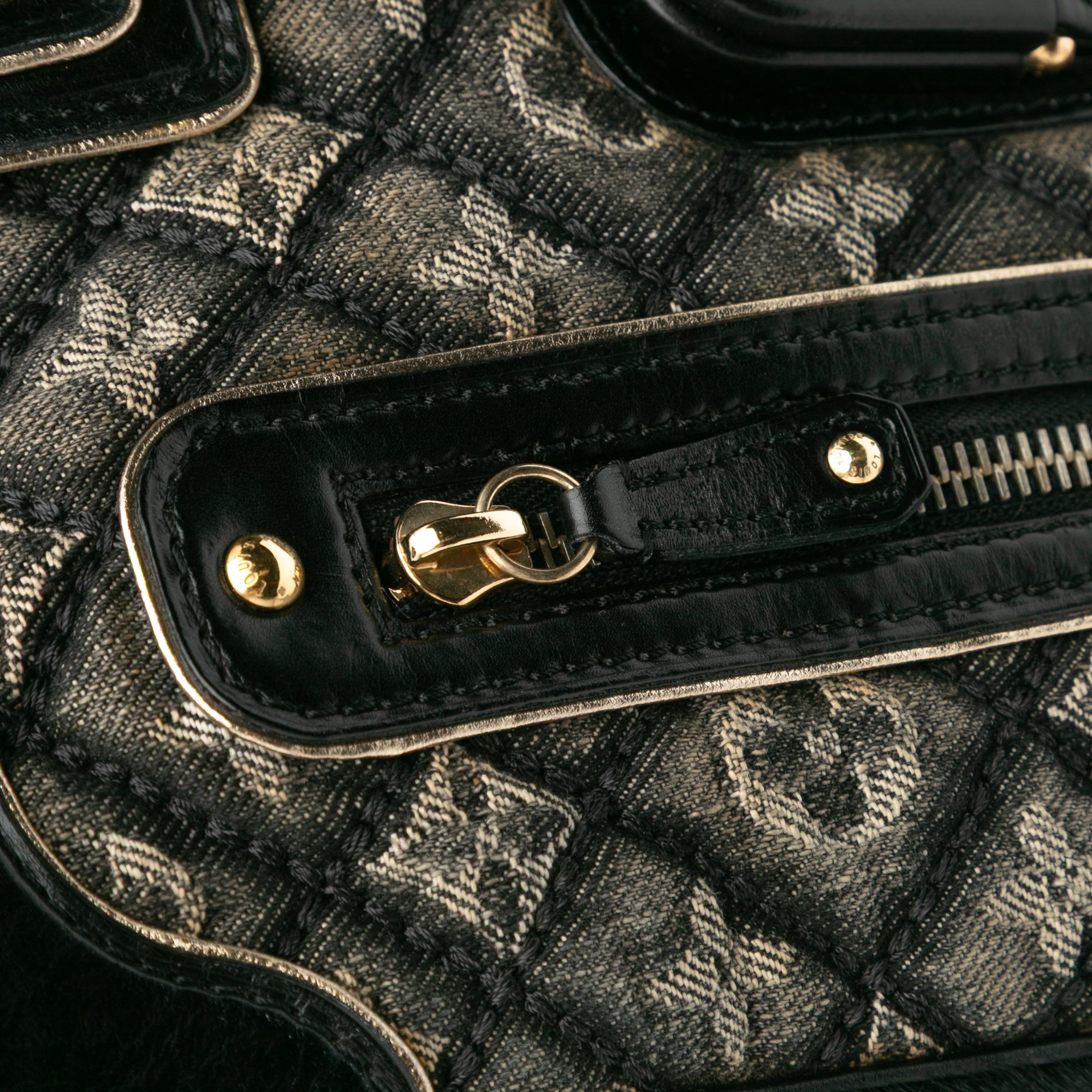 Quilted Monogram Denim Musette