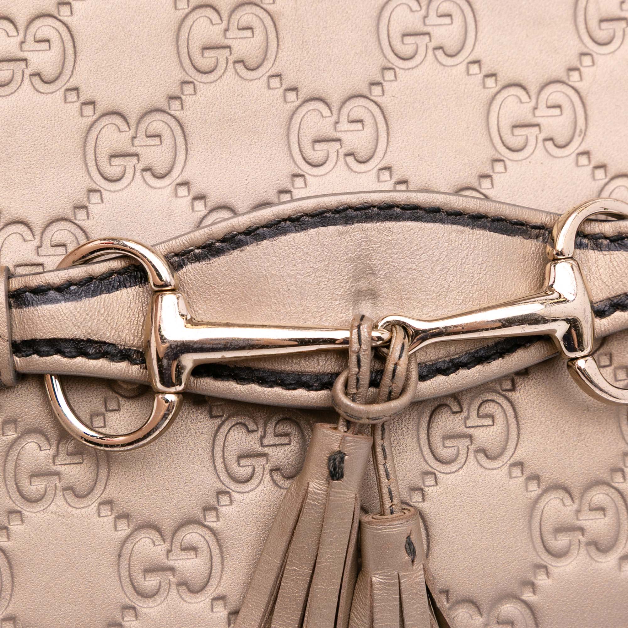 Large Guccissima Emily Shoulder Bag