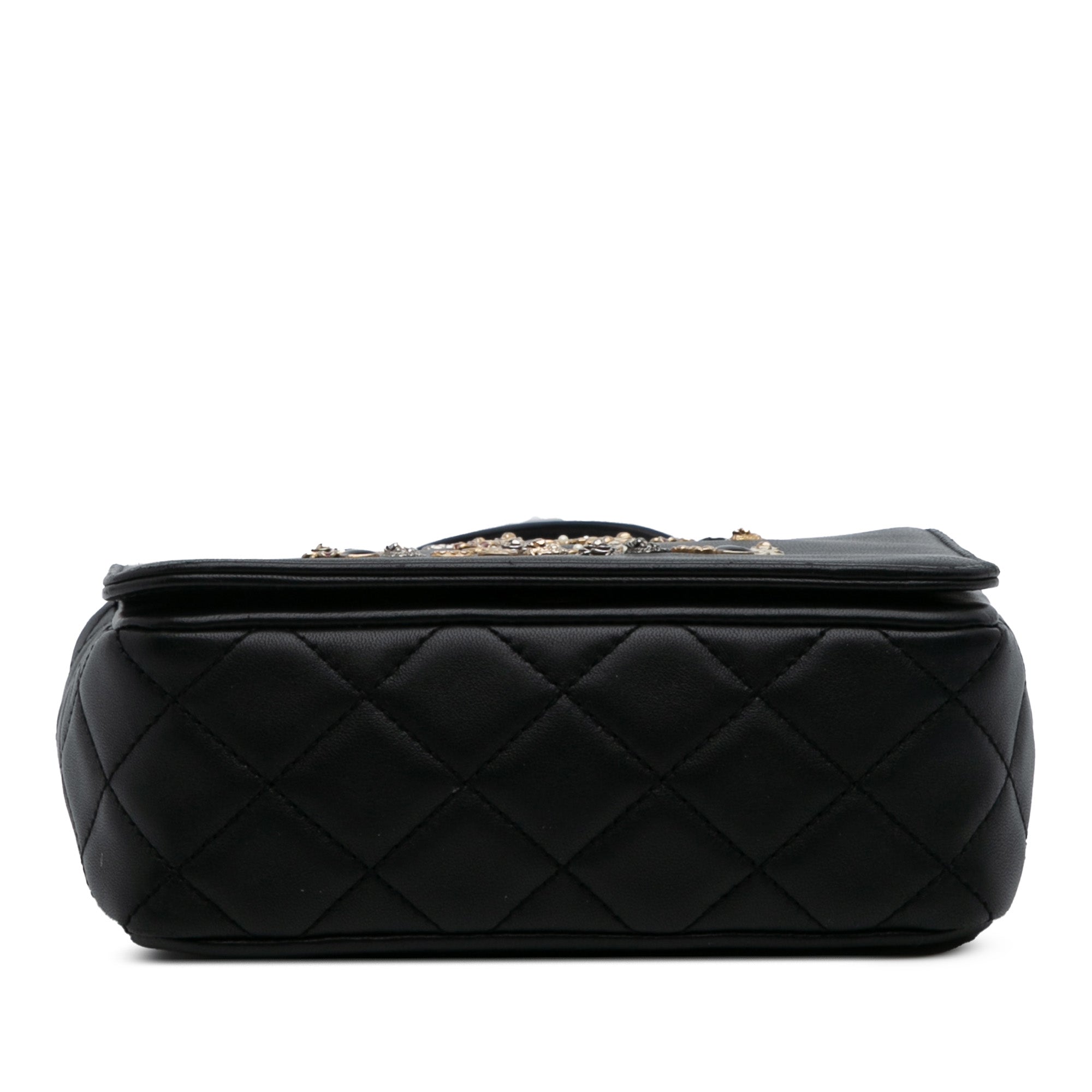 Lambskin Lucky Charms Flap Crossbody
