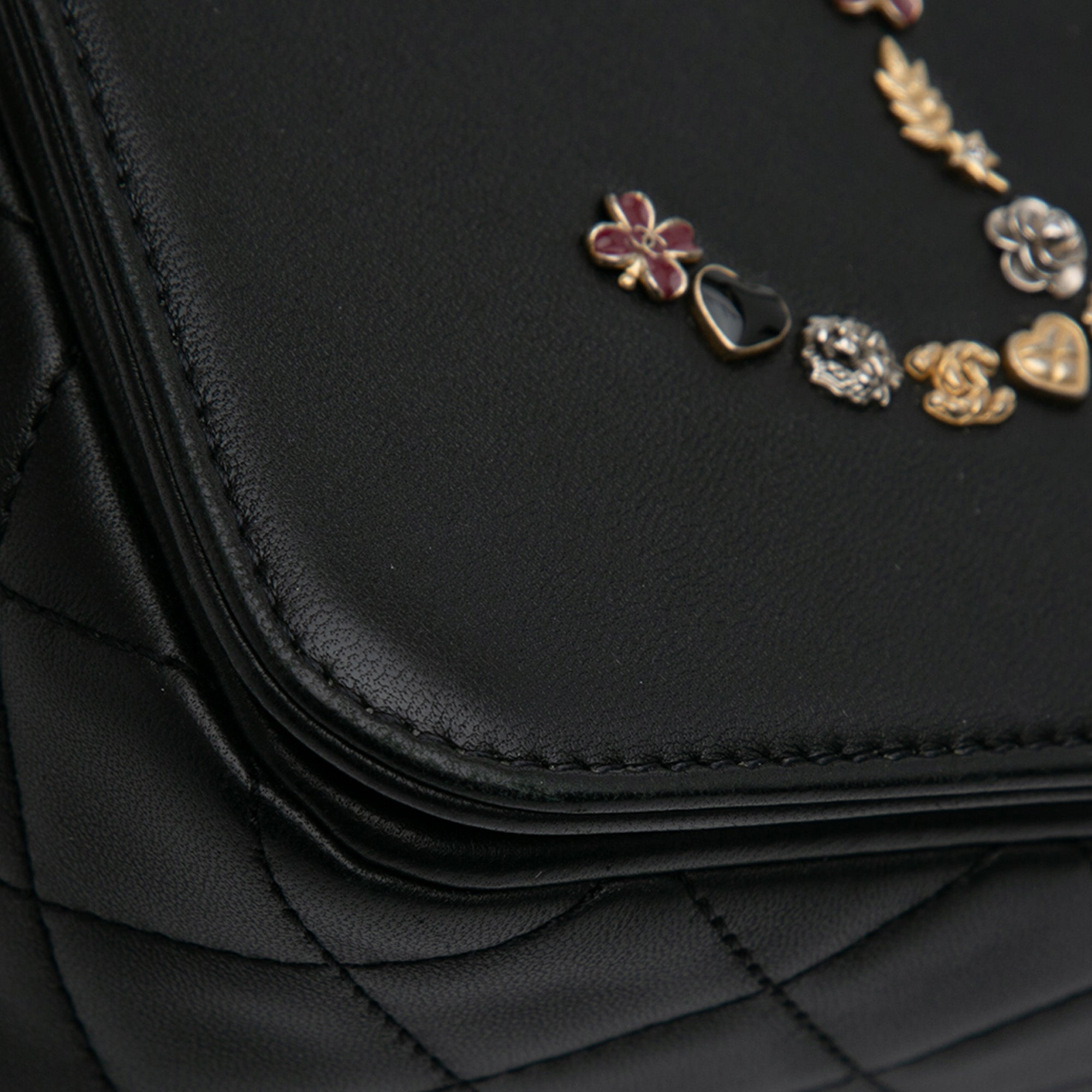 Lambskin Lucky Charms Flap Crossbody