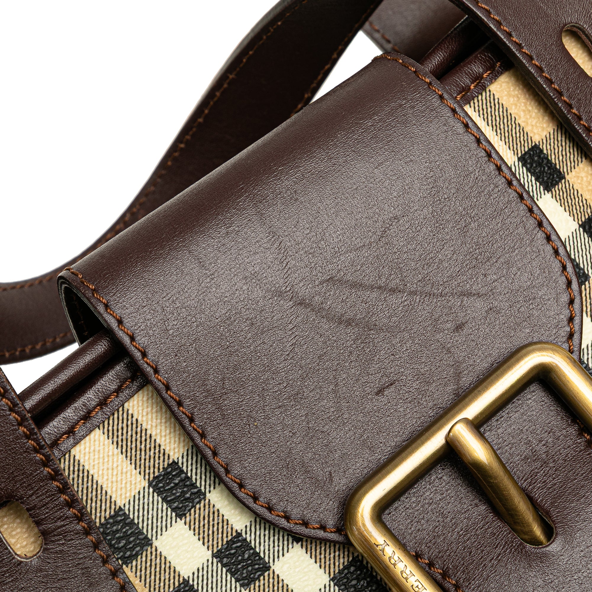 Haymarket Check Coated Canvas Handbag