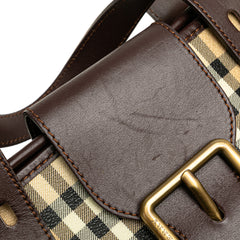 Haymarket Check Coated Canvas Handbag