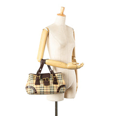 Haymarket Check Coated Canvas Handbag