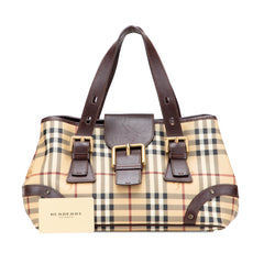 Haymarket Check Coated Canvas Handbag