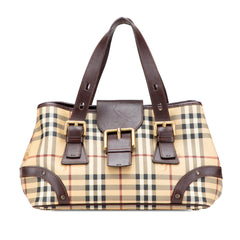 Haymarket Check Coated Canvas Handbag