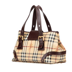 Haymarket Check Coated Canvas Handbag
