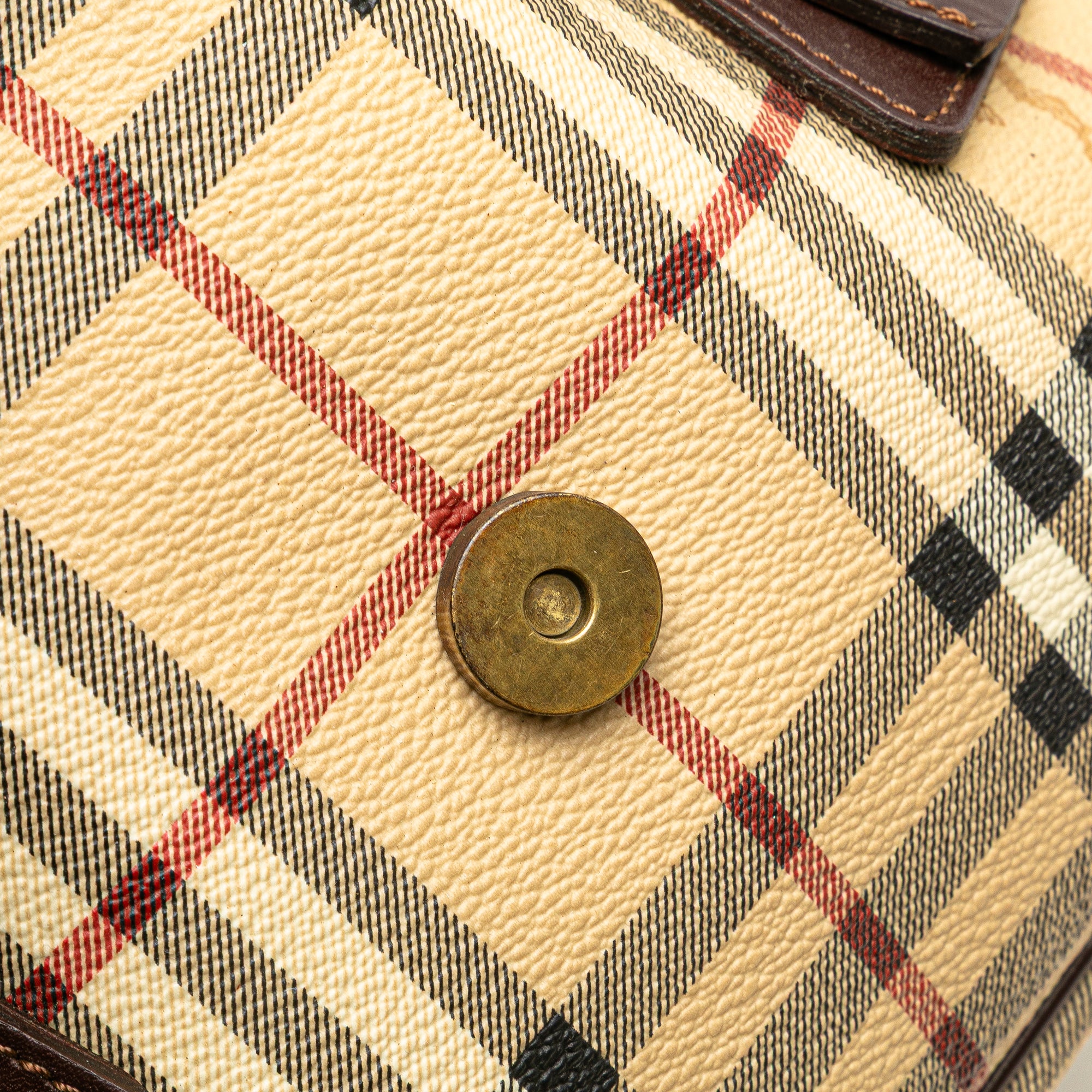 Haymarket Check Coated Canvas Handbag