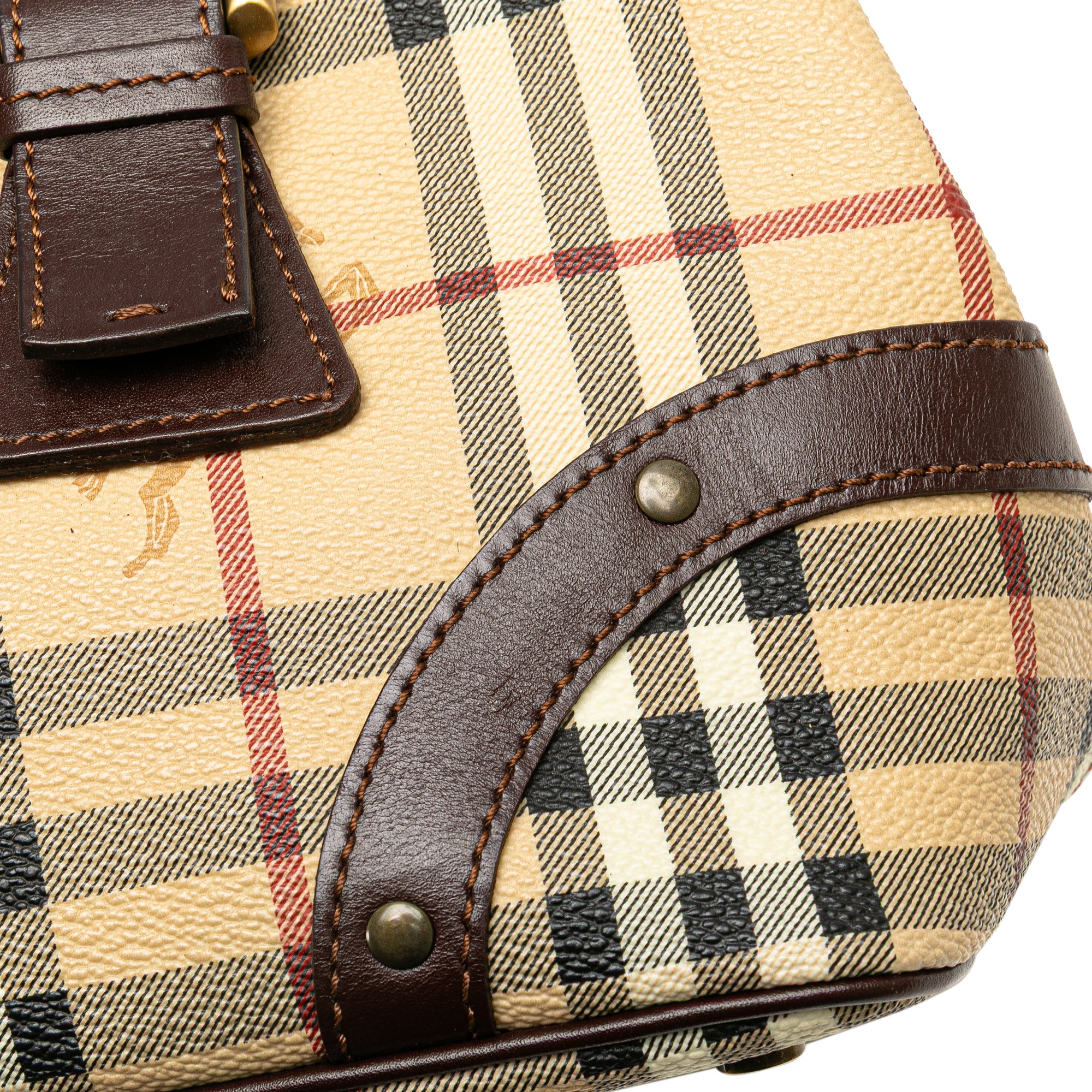 Haymarket Check Coated Canvas Handbag