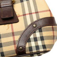 Haymarket Check Coated Canvas Handbag
