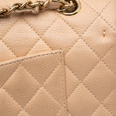 Medium Classic Caviar Double Flap