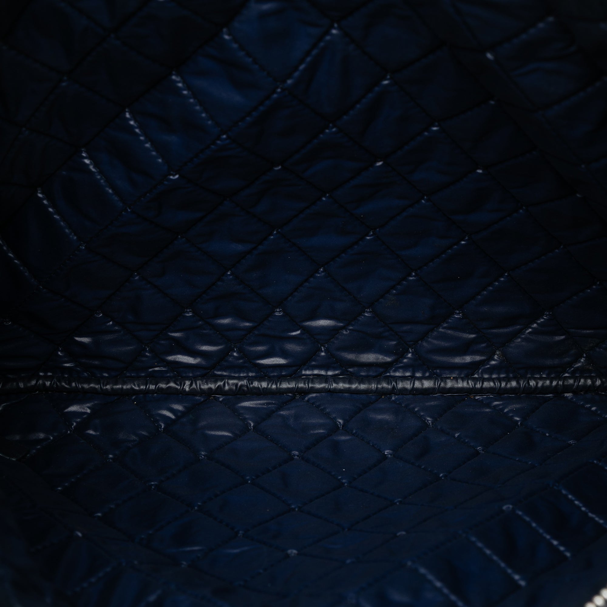 CC Large Quilted Lambskin O Case Clutch