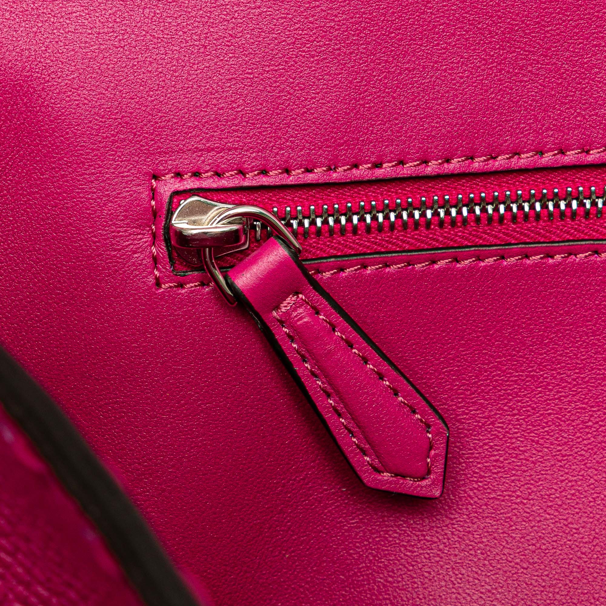 Leather Selleria Baguette Satchel